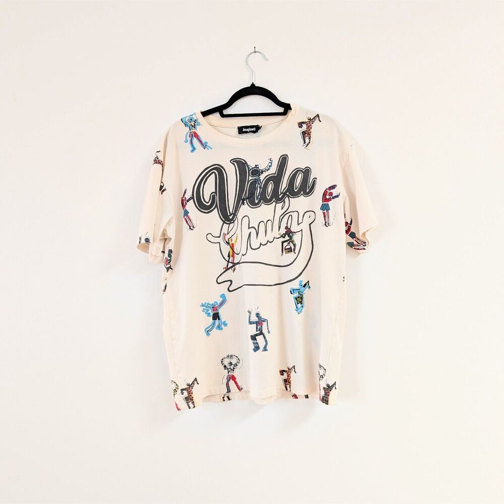 Desigual Short-sleeve Dancing T-shirt size XL